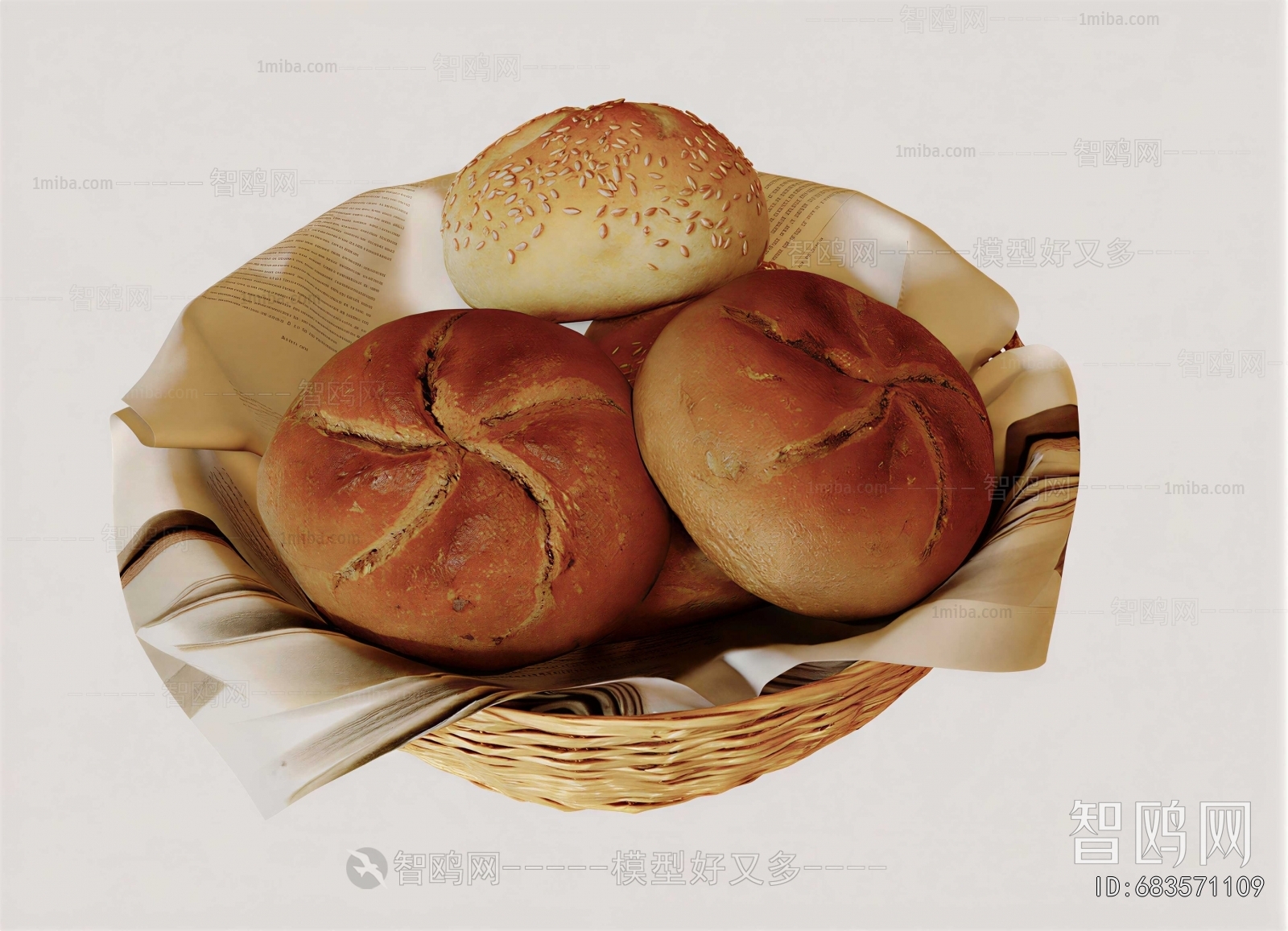 Modern Bread Cake