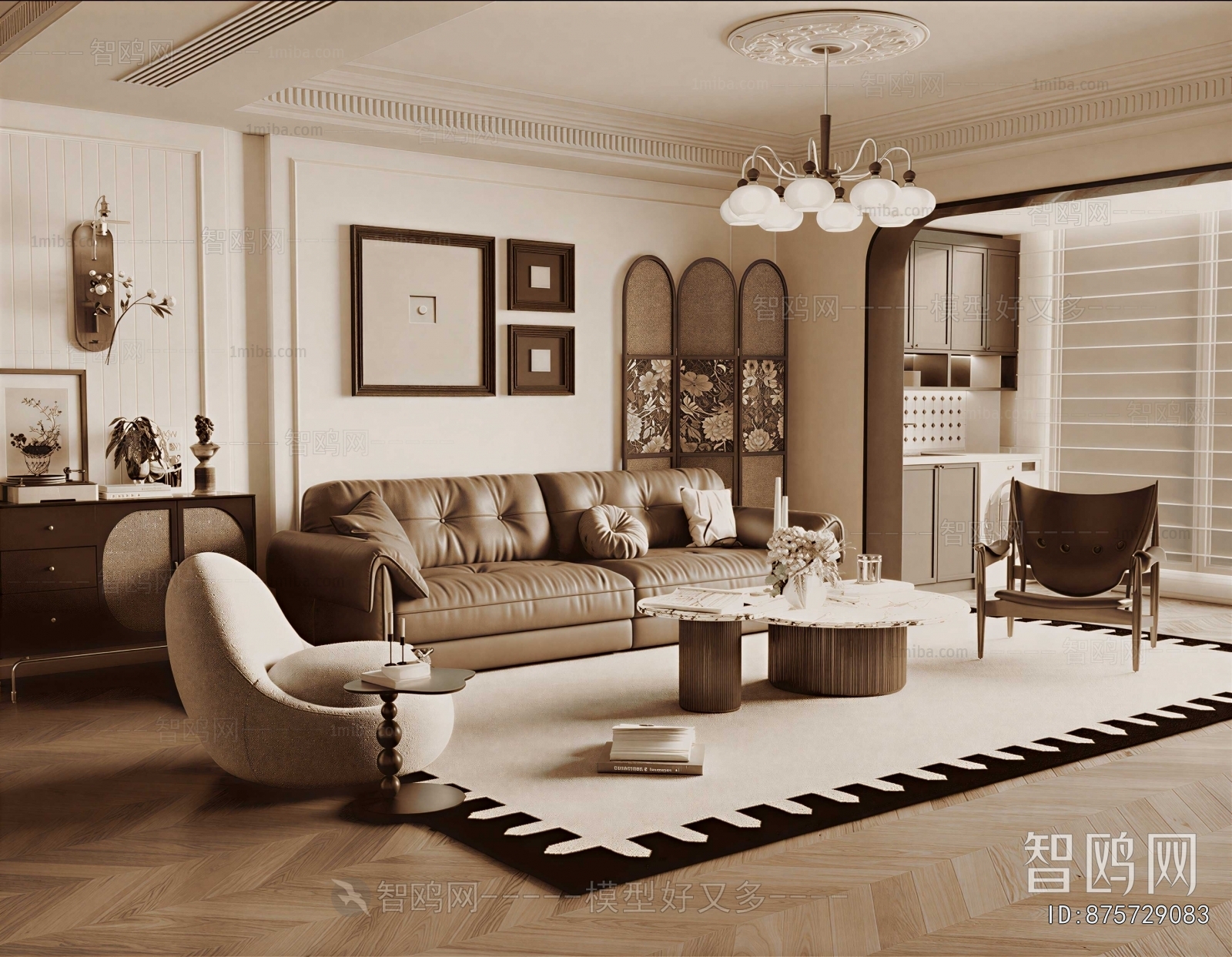 French Style A Living Room