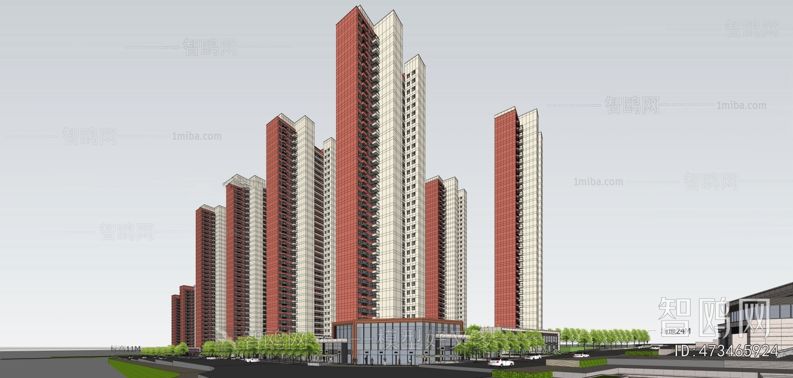 Modern Appearance Of Commercial Building