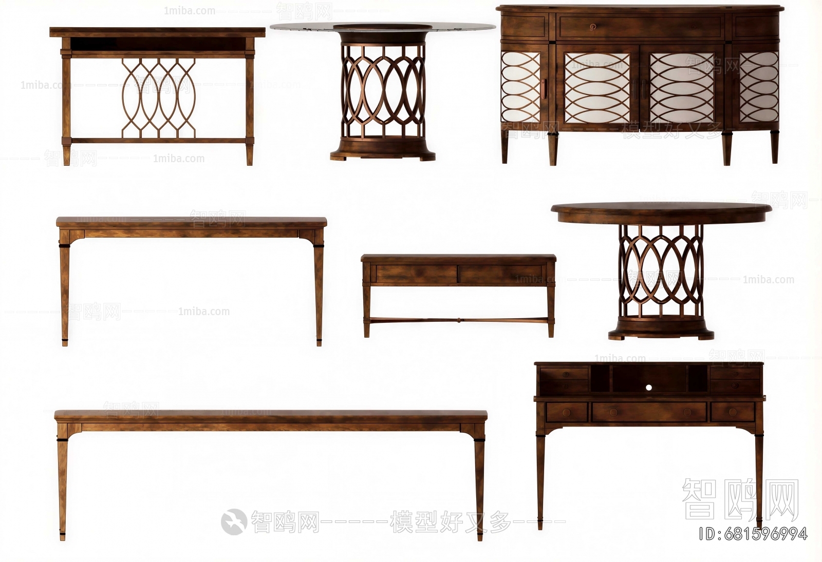 American Style Entrance Cabinet