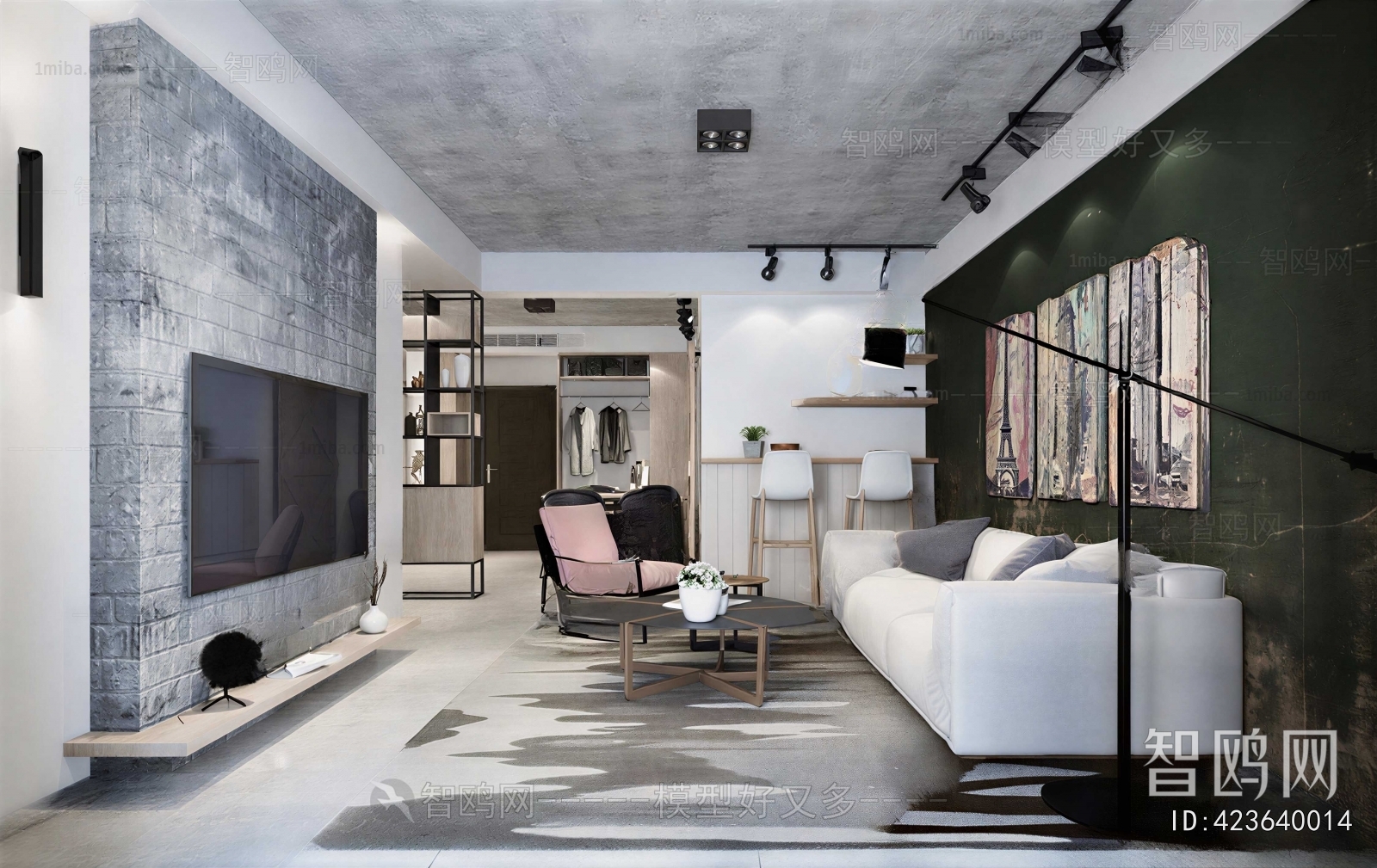 Industrial Style A Living Room