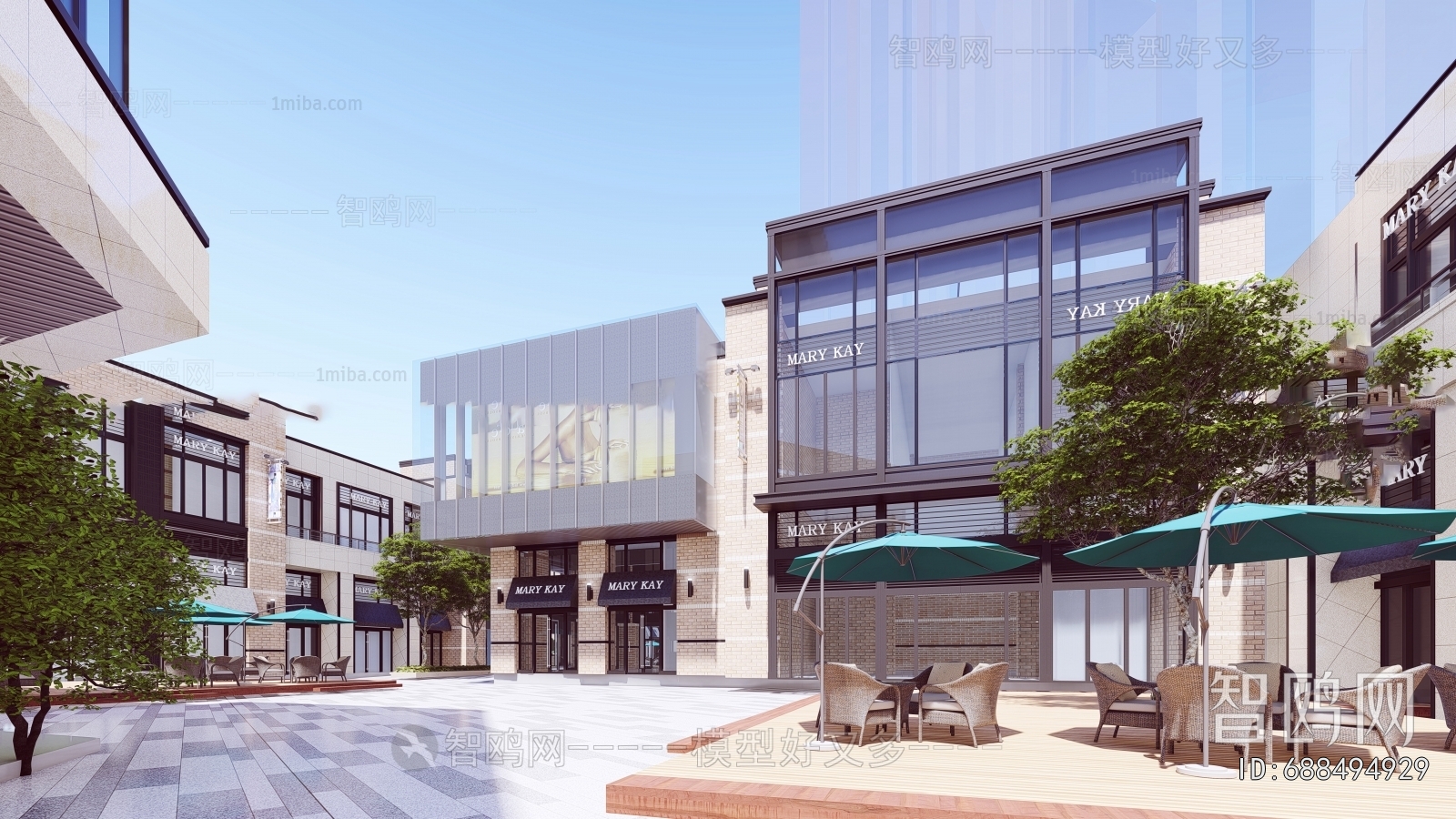 Modern Appearance Of Commercial Building