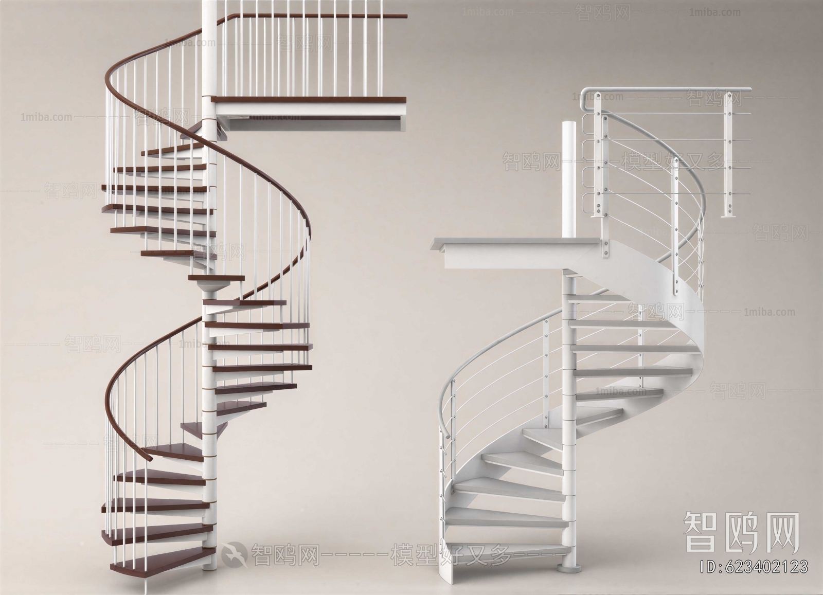 Modern Rotating Staircase