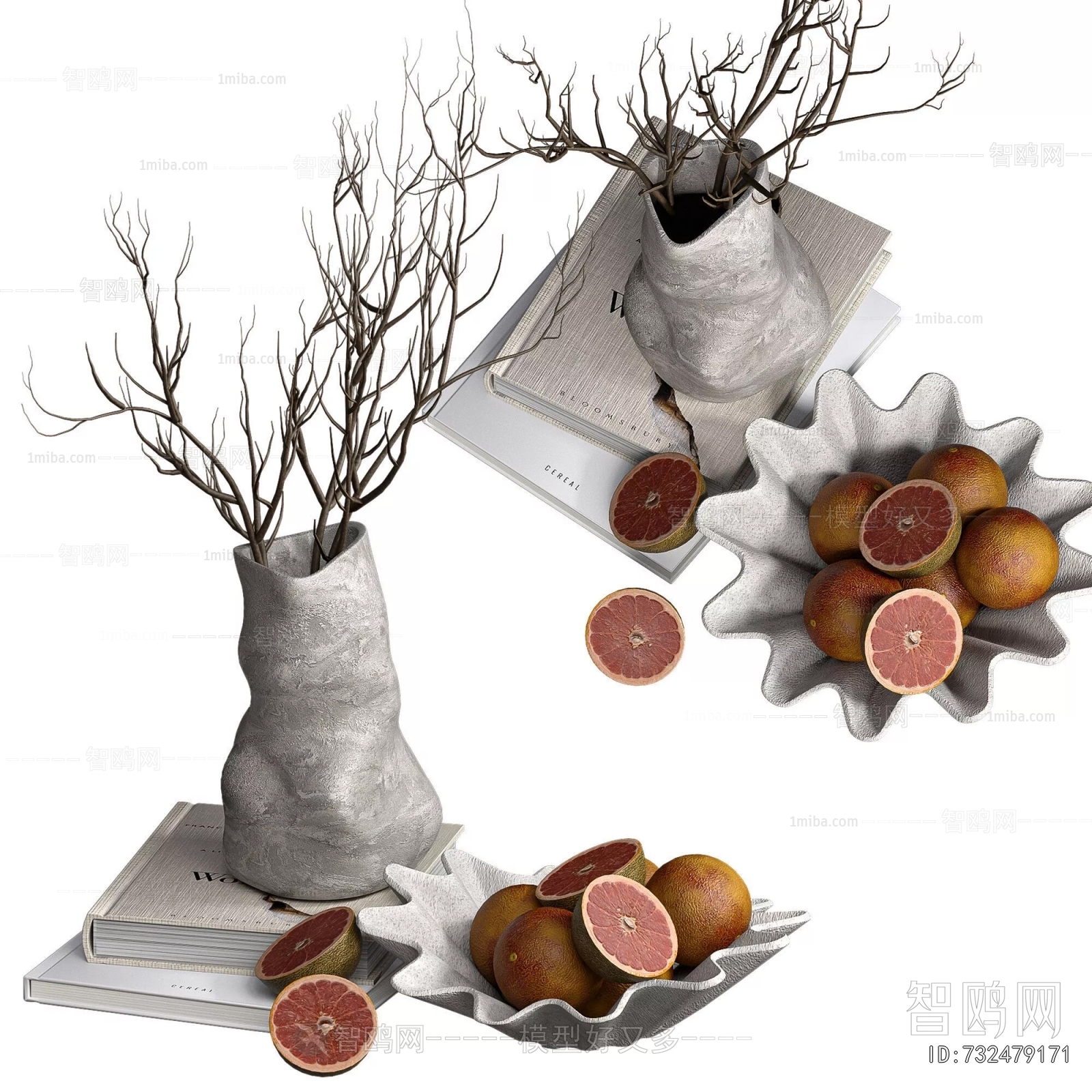 Wabi-sabi Style Dried Branch