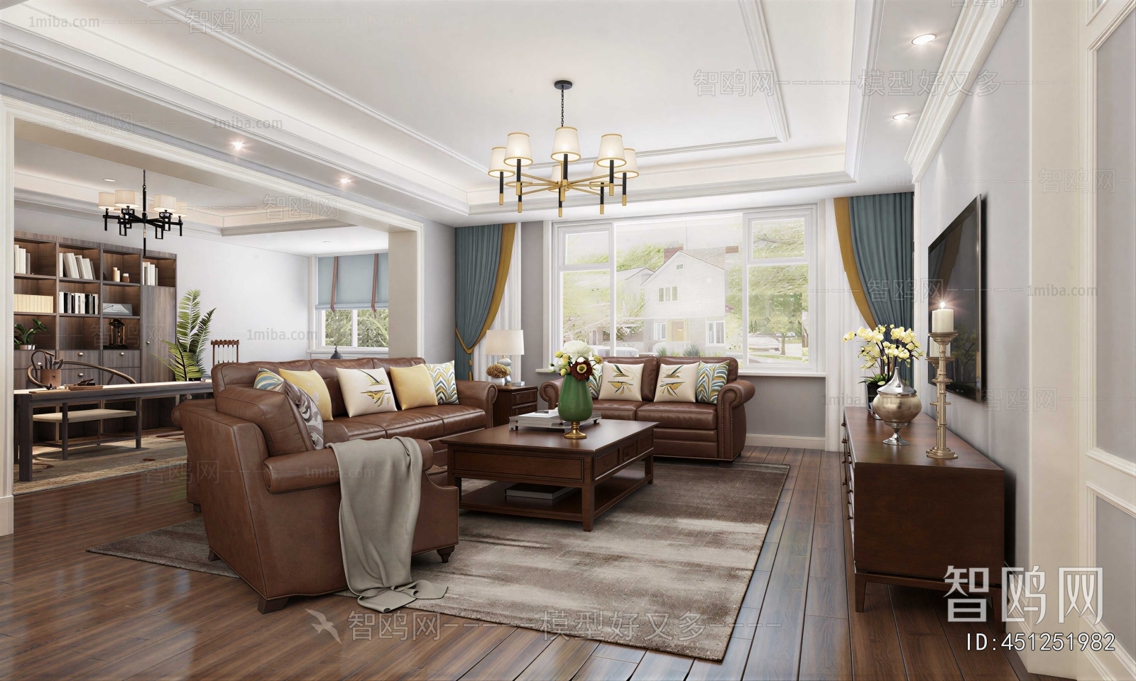 American Style A Living Room