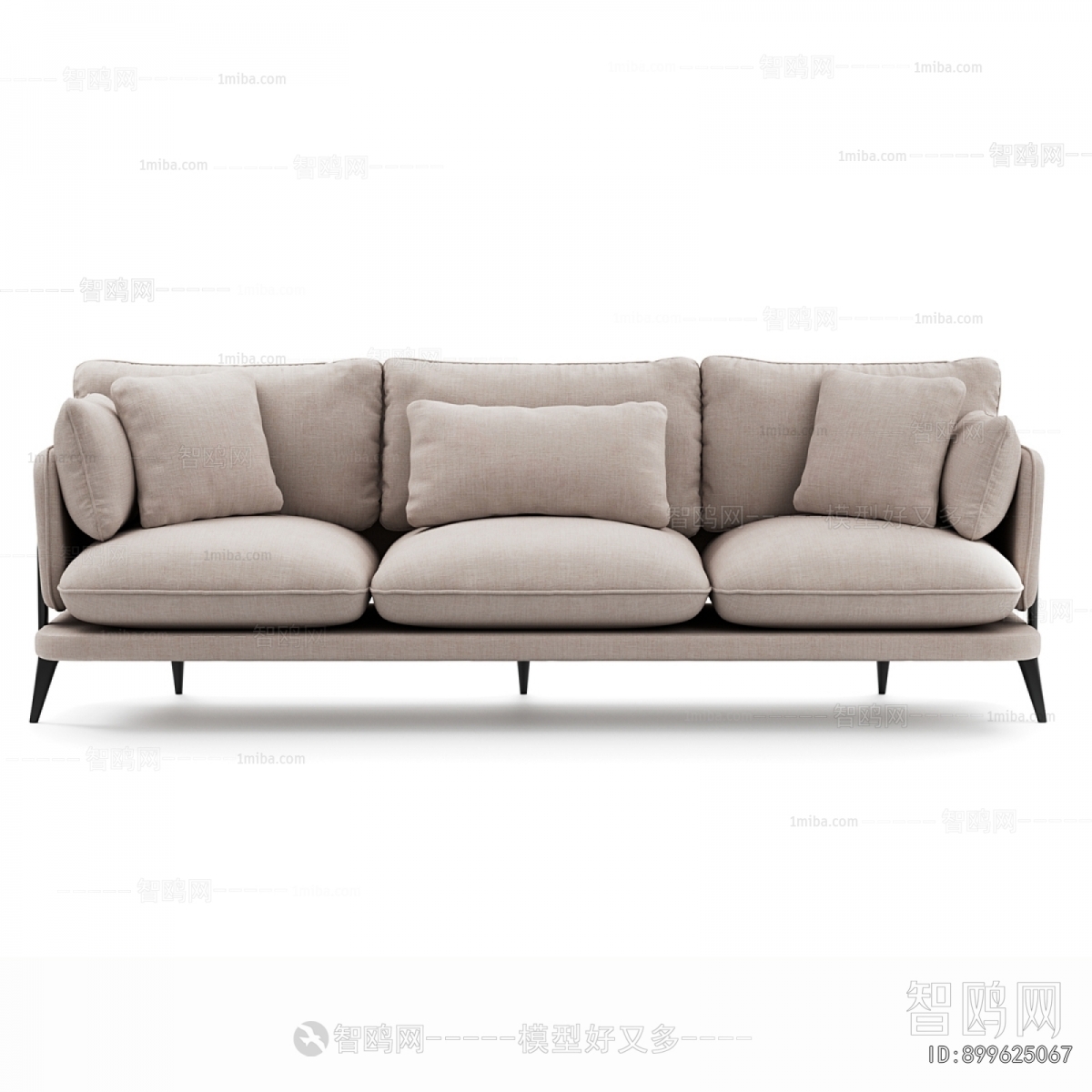 Modern Three-seat Sofa