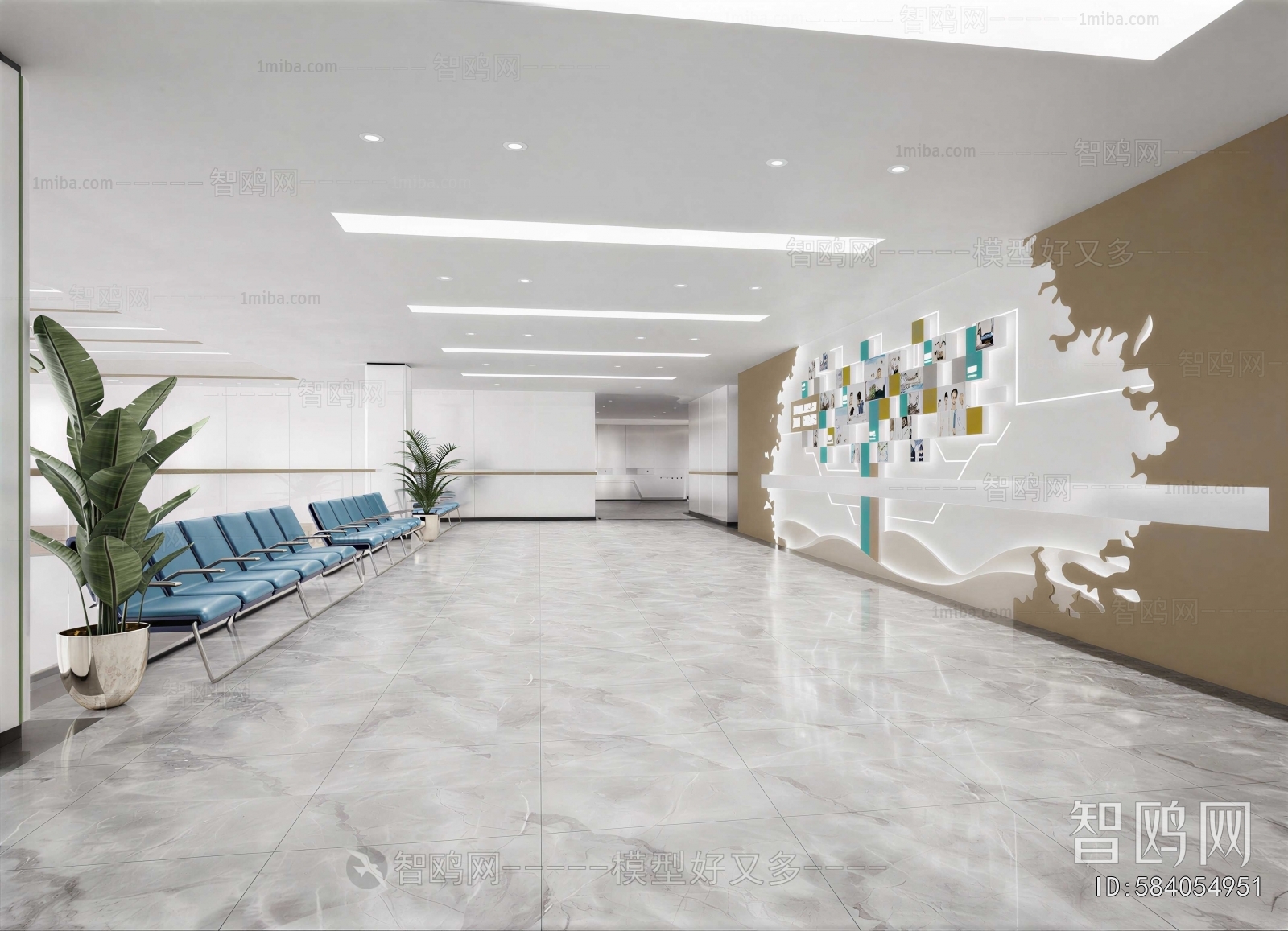 Modern Hospital Hall