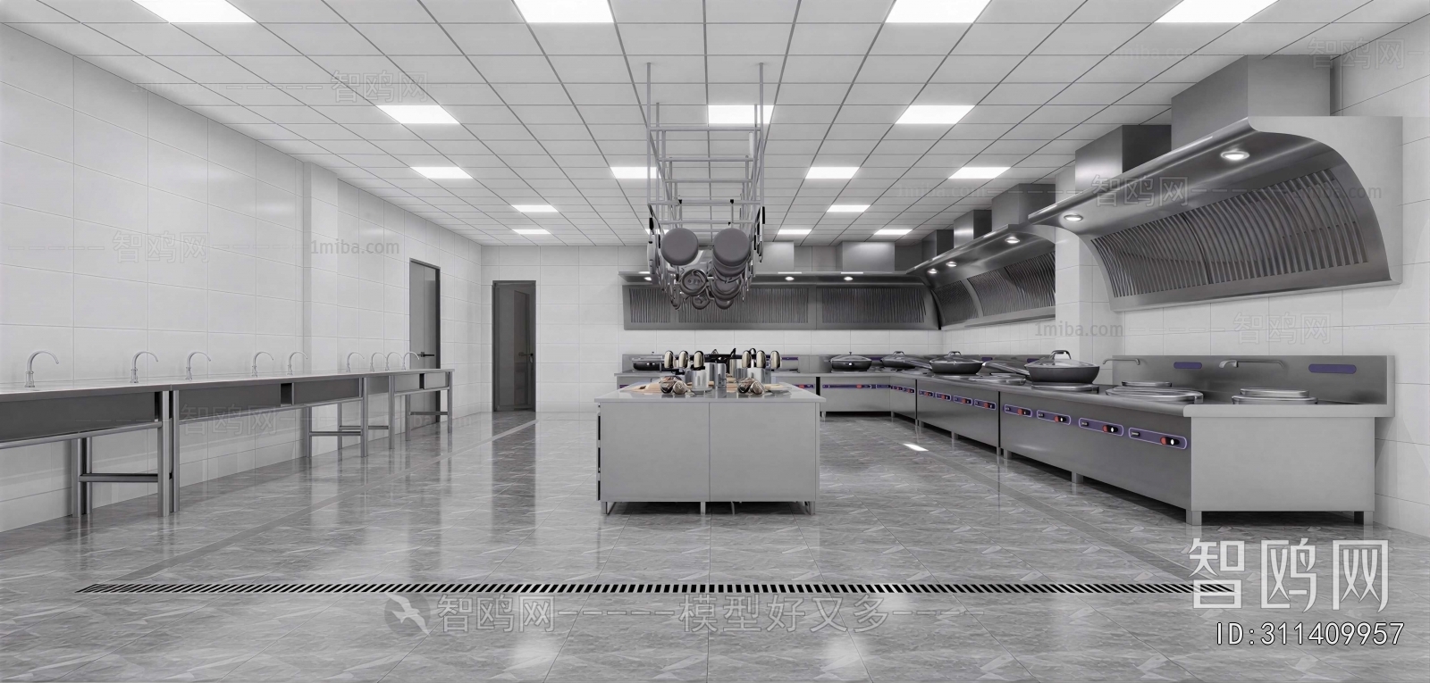Modern Central Kitchen