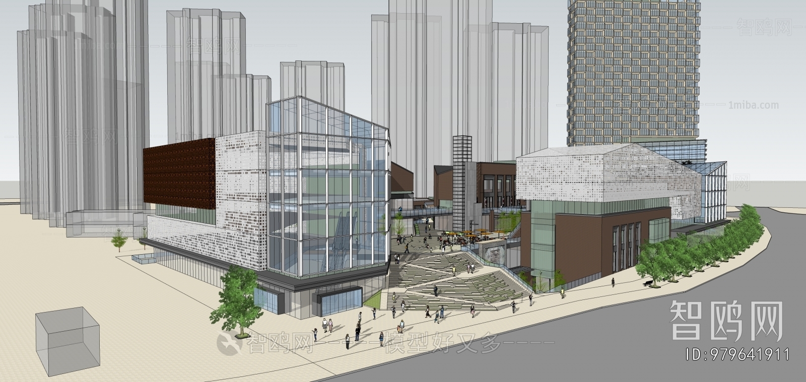 Modern Appearance Of Commercial Building