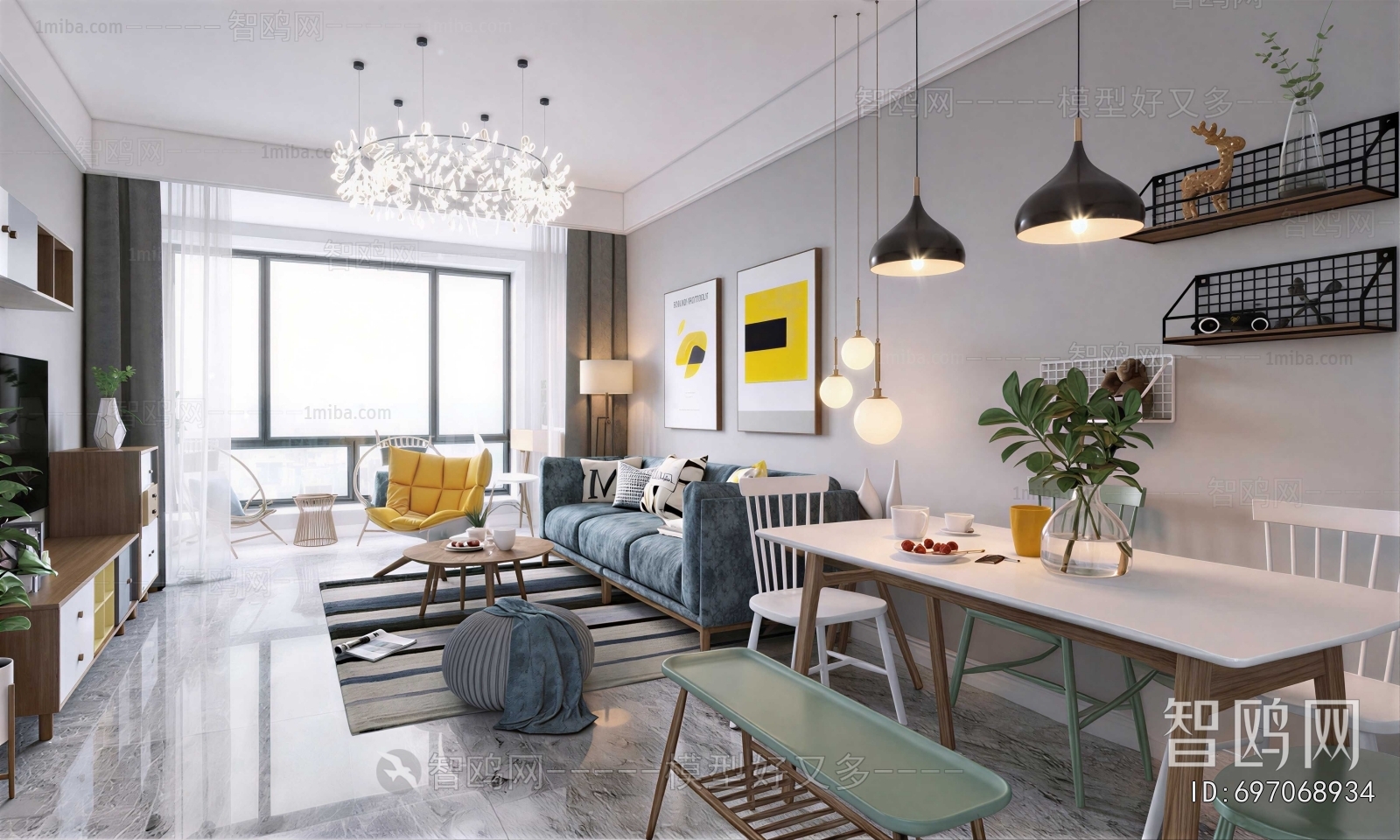 Nordic Style A Living Room