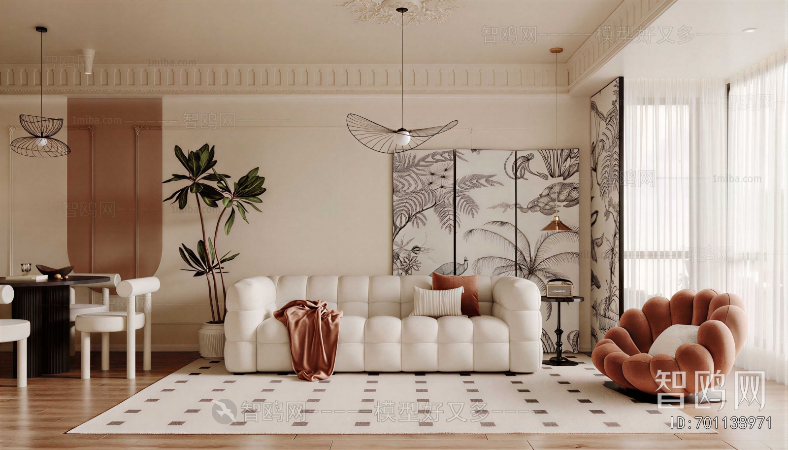 French Style A Living Room