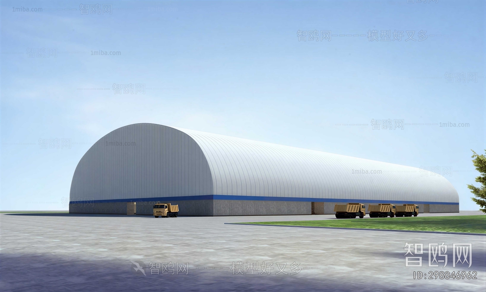 Modern Industrial Building