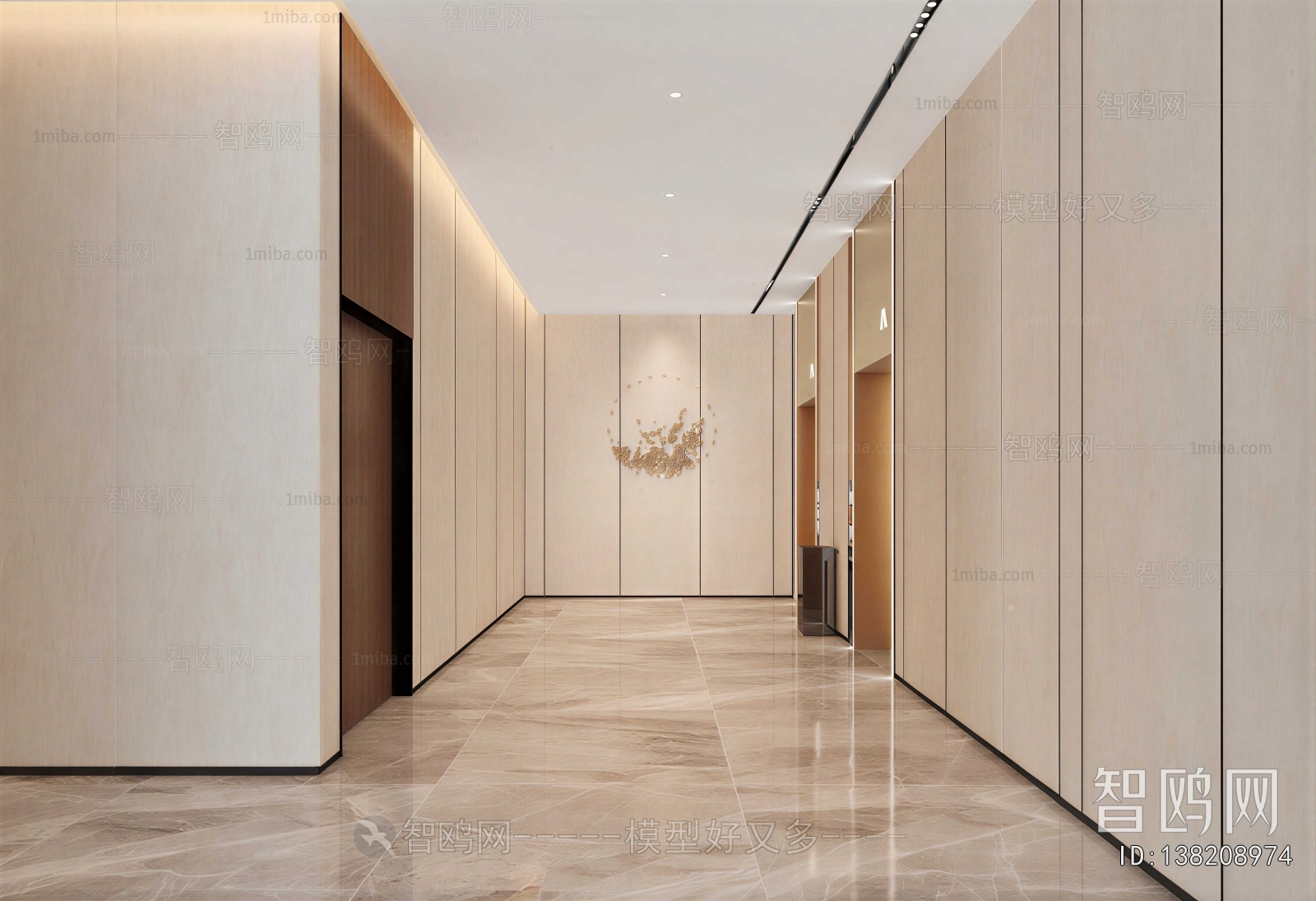 New Chinese Style Office Aisle