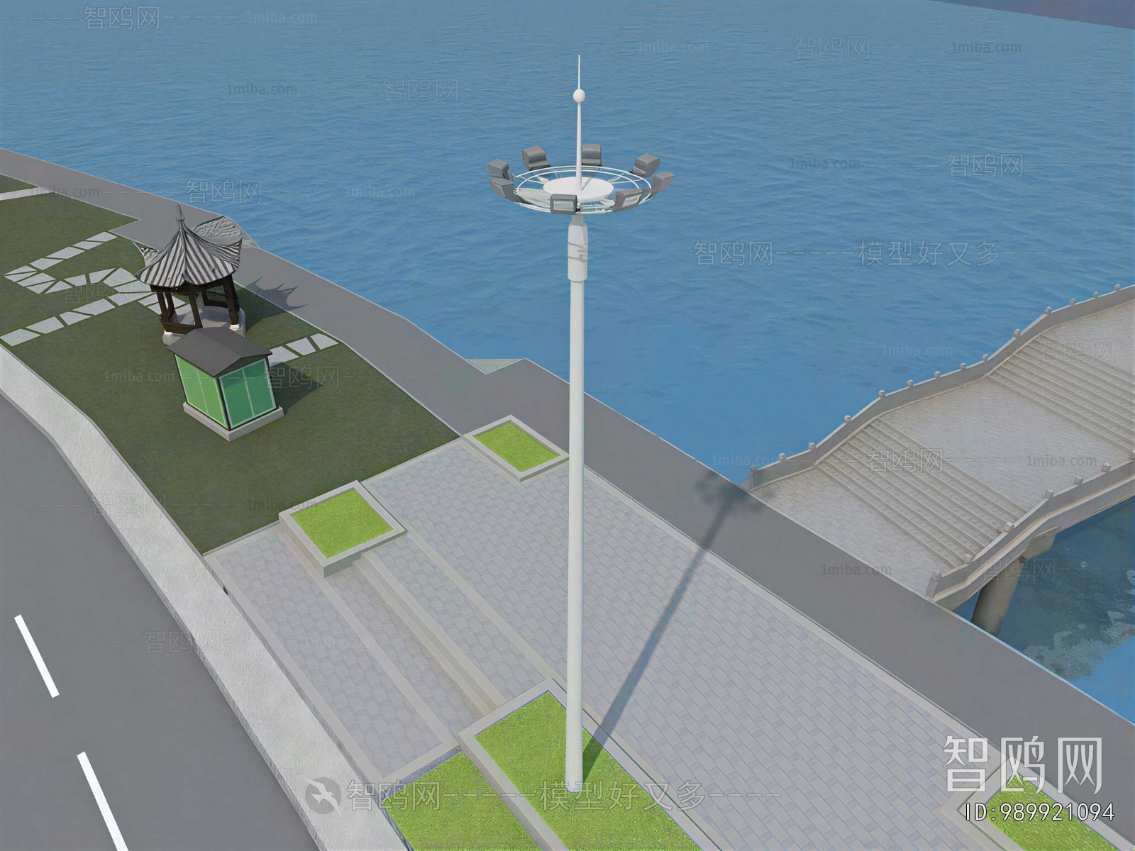 Modern Park Landscape
