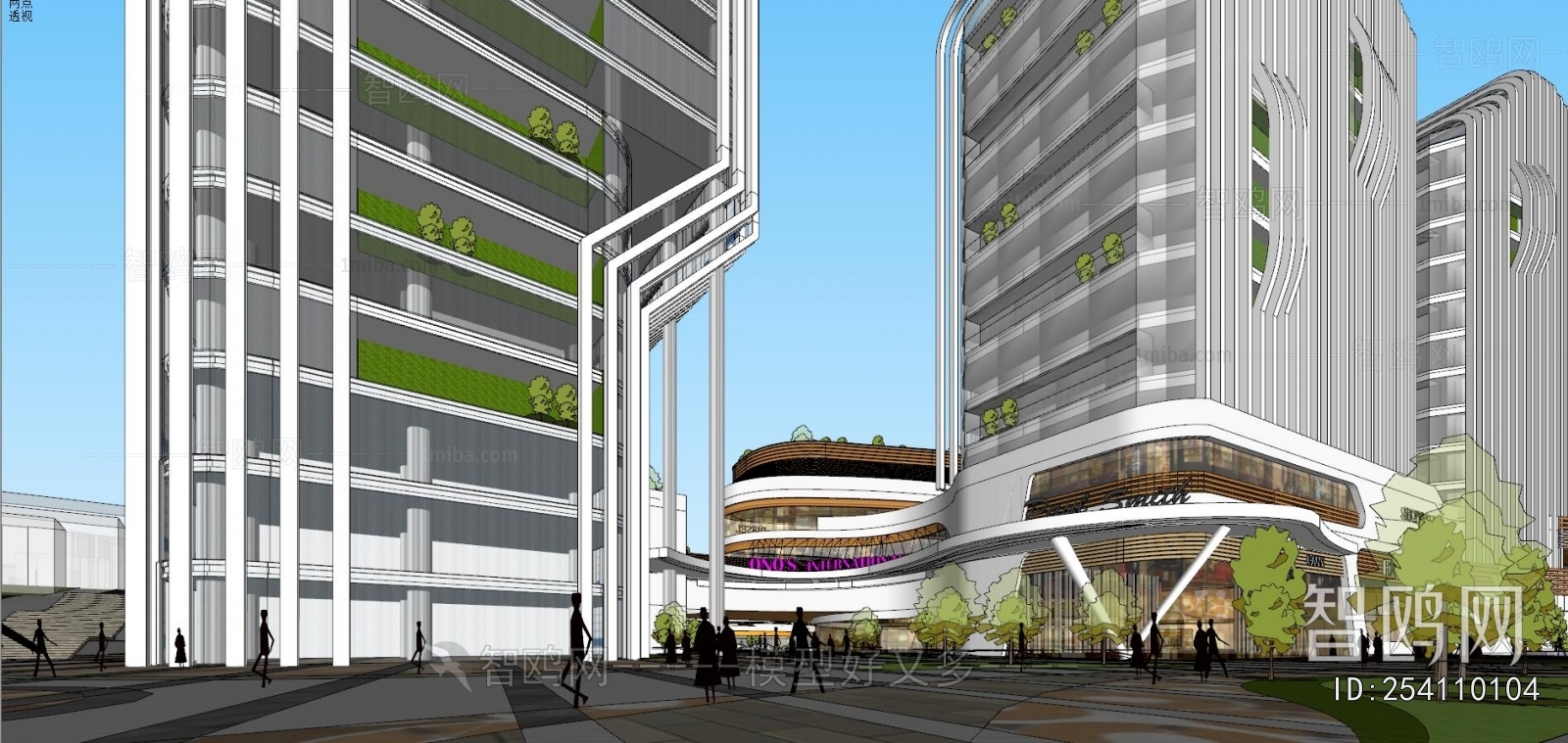 Modern Appearance Of Commercial Building