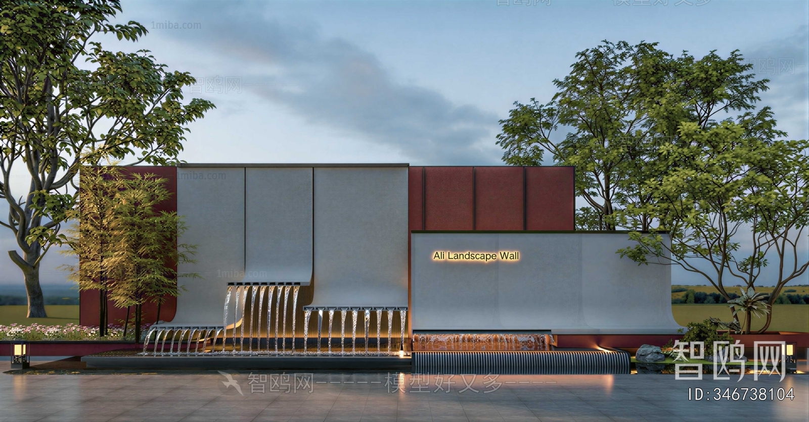 Modern Rockery Waterscape