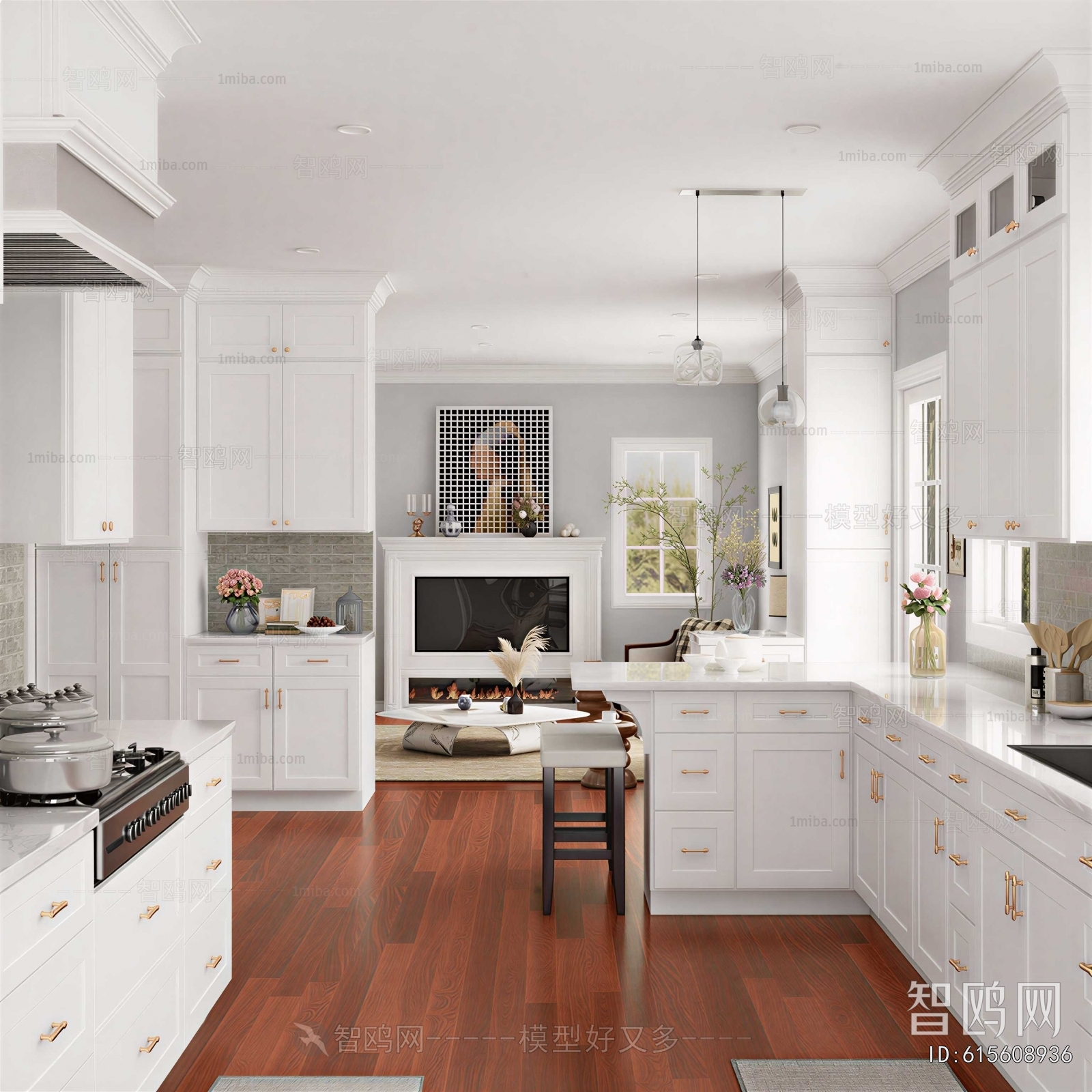 Modern Open Kitchen