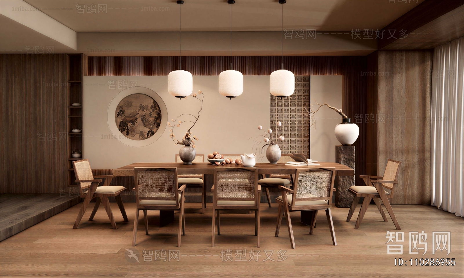 New Chinese Style Dining Room