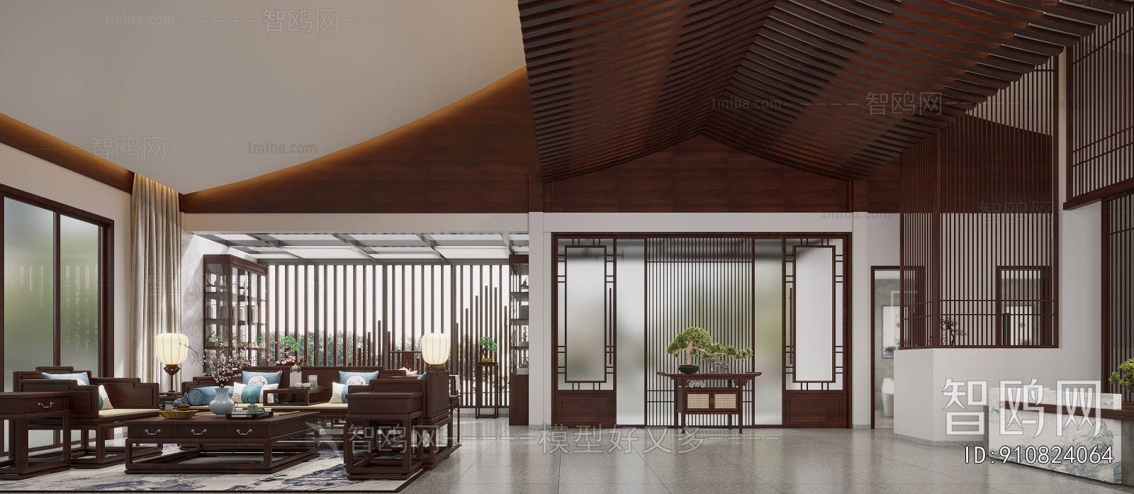 New Chinese Style Lobby Hall