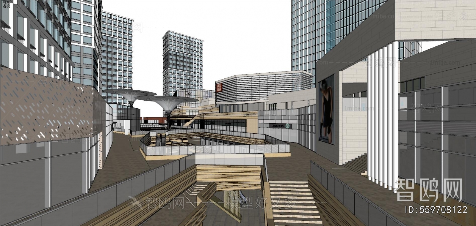 Modern Appearance Of Commercial Building