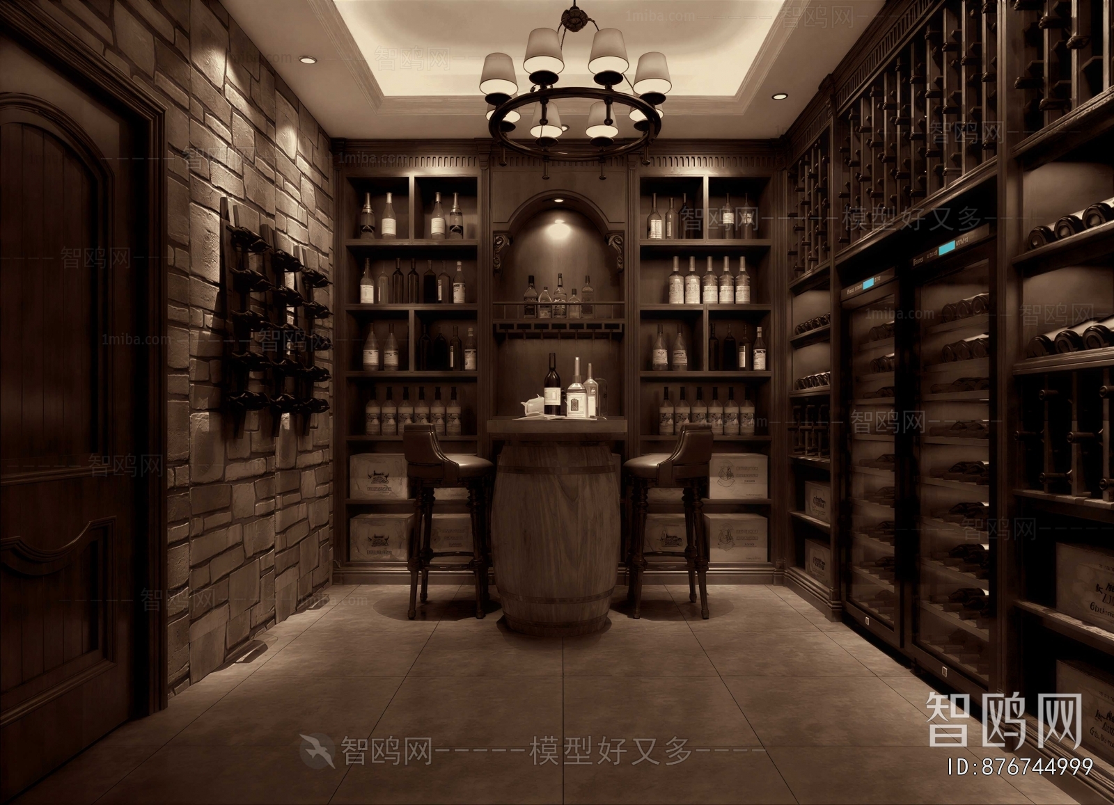 American Style Wine Cellar/Wine Tasting Room