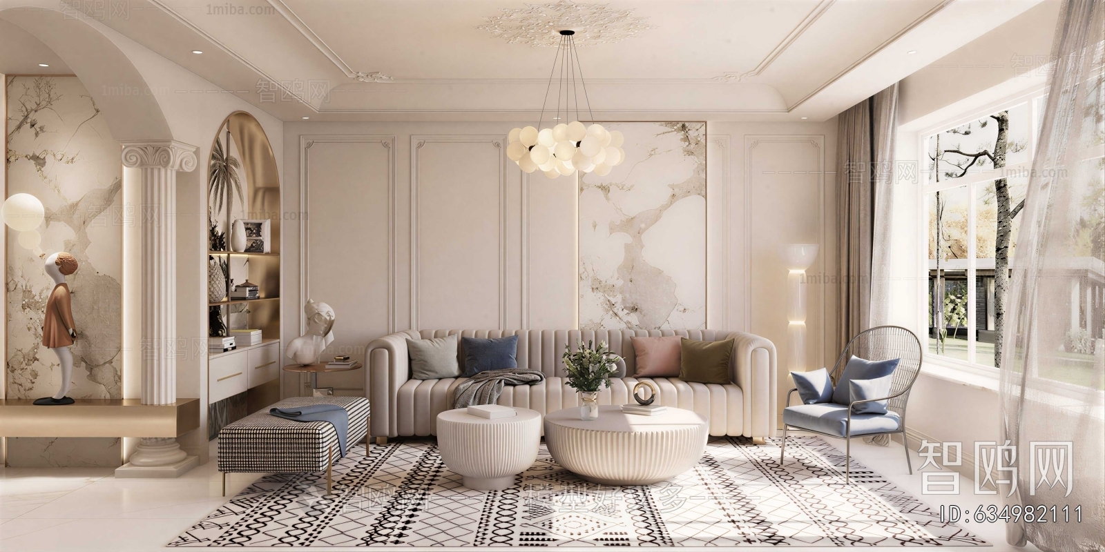 French Style A Living Room