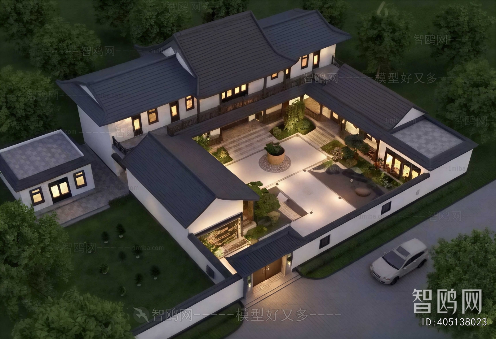 Chinese Style Residential Building