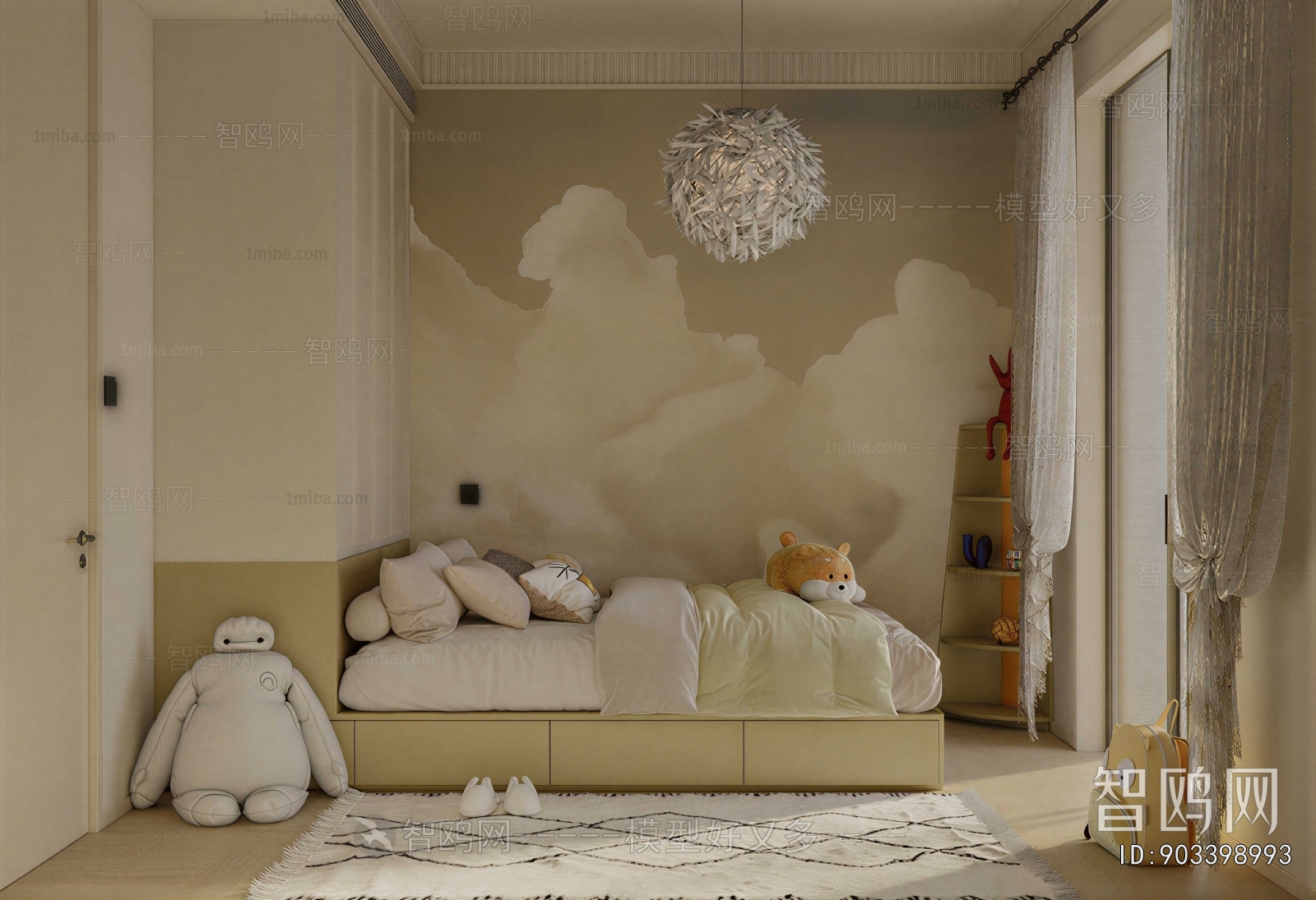 Wabi-sabi Style Children's Room