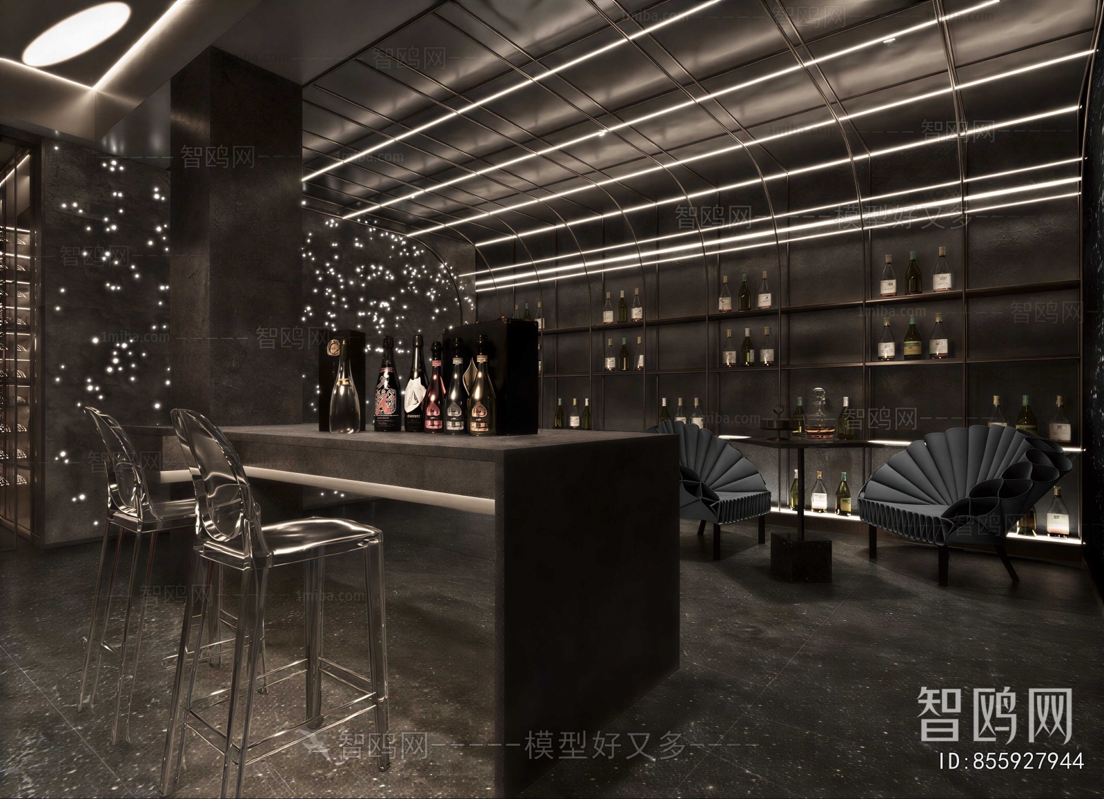 Modern Wine Cellar/Wine Tasting Room