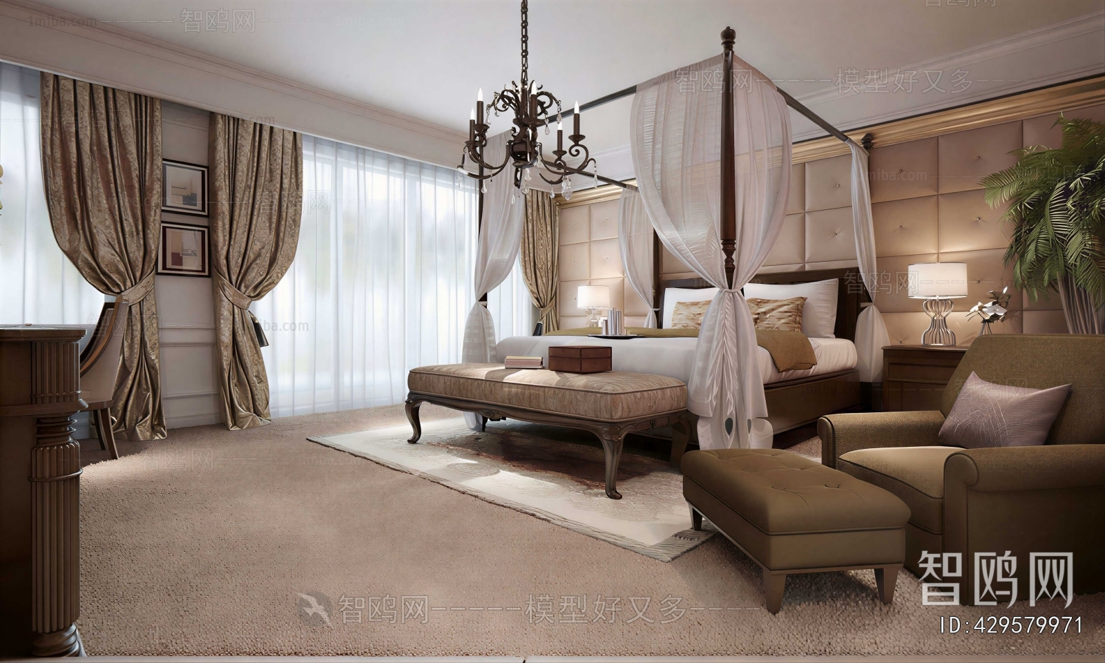 European Style Bedroom