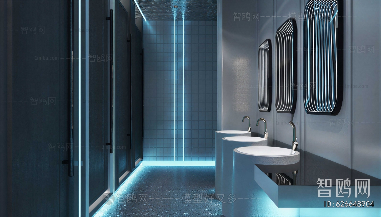 Modern Public Toilet