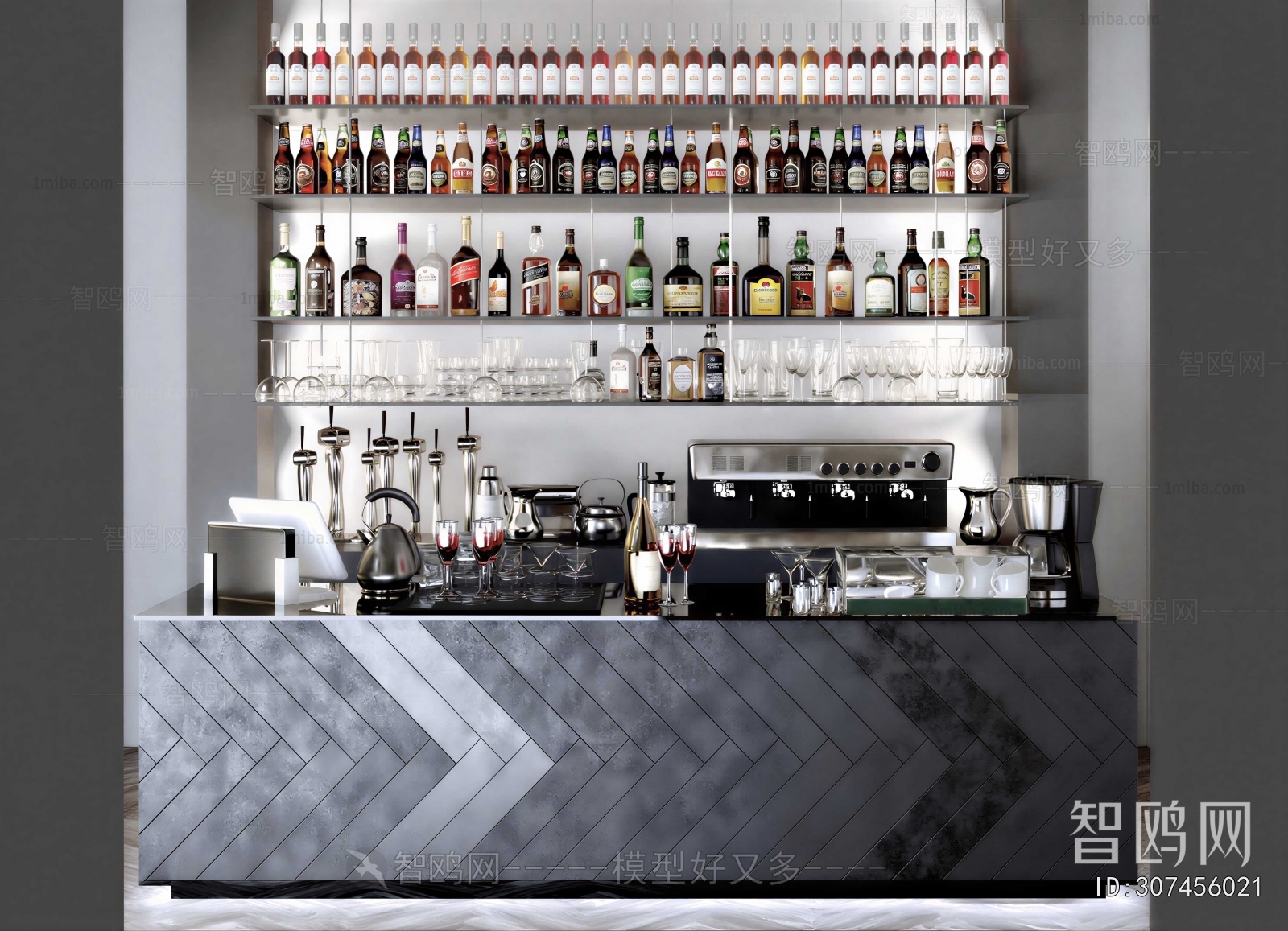 Modern Counter Bar