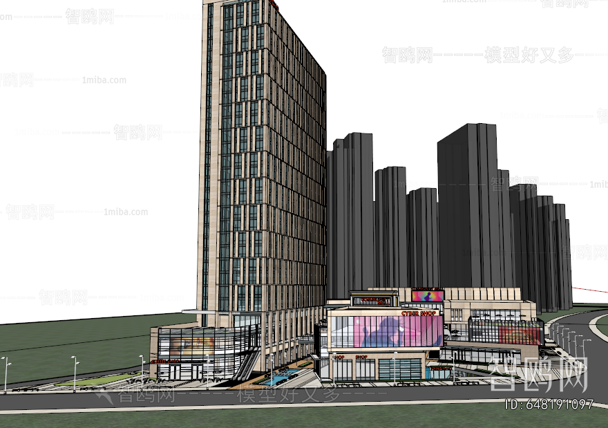 Modern Appearance Of Commercial Building