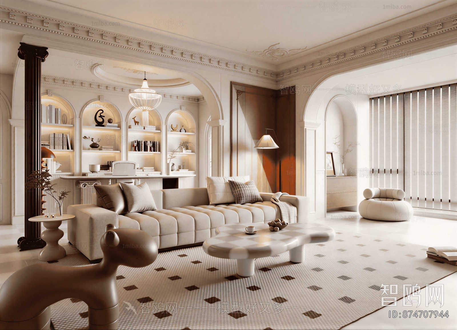 French Style A Living Room