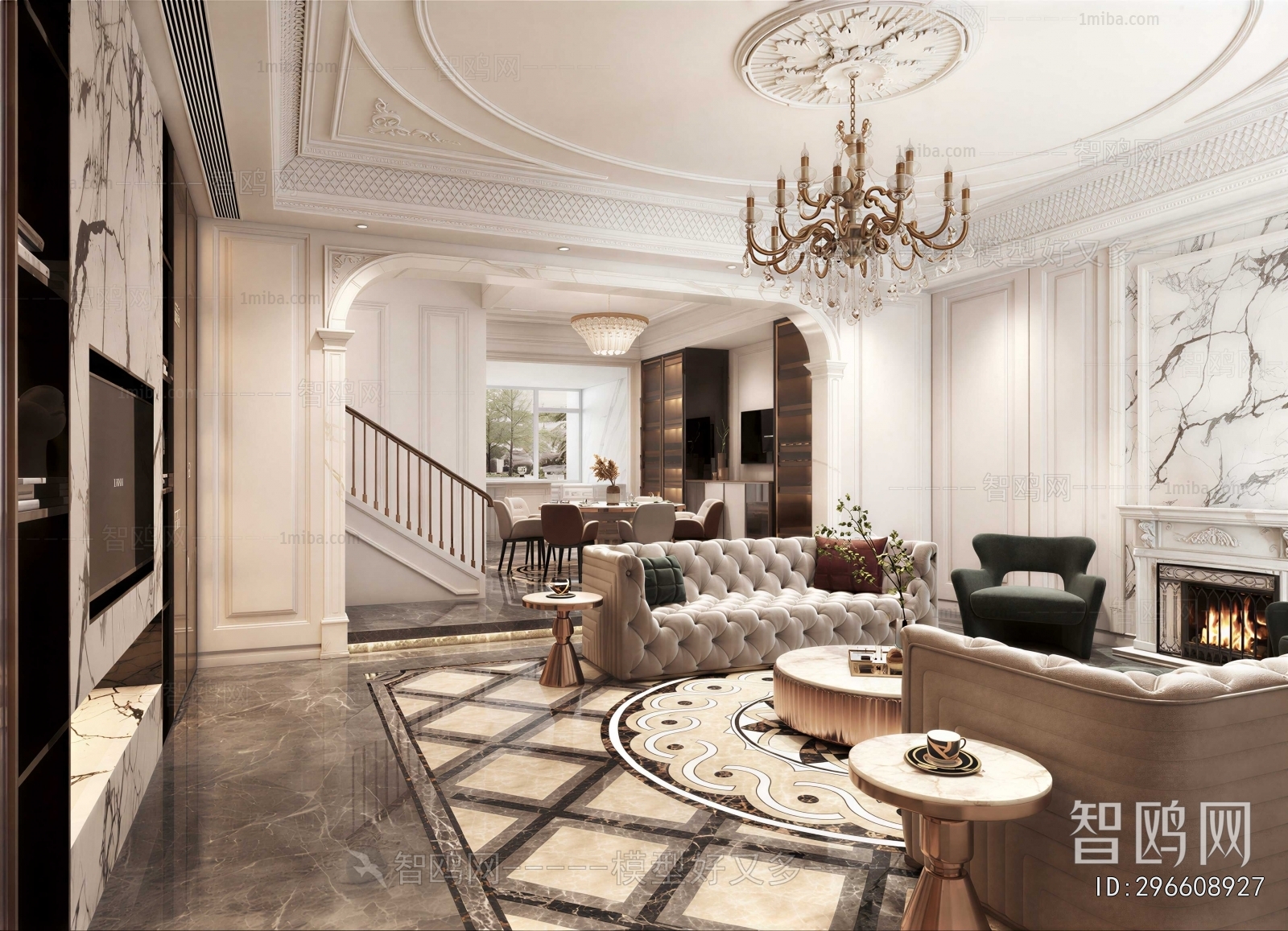European Style A Living Room