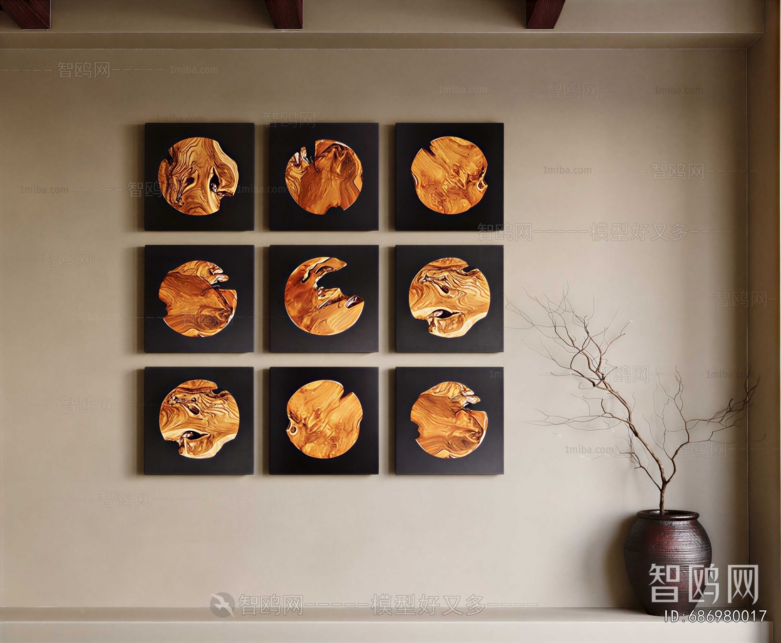 Wabi-sabi Style Painting