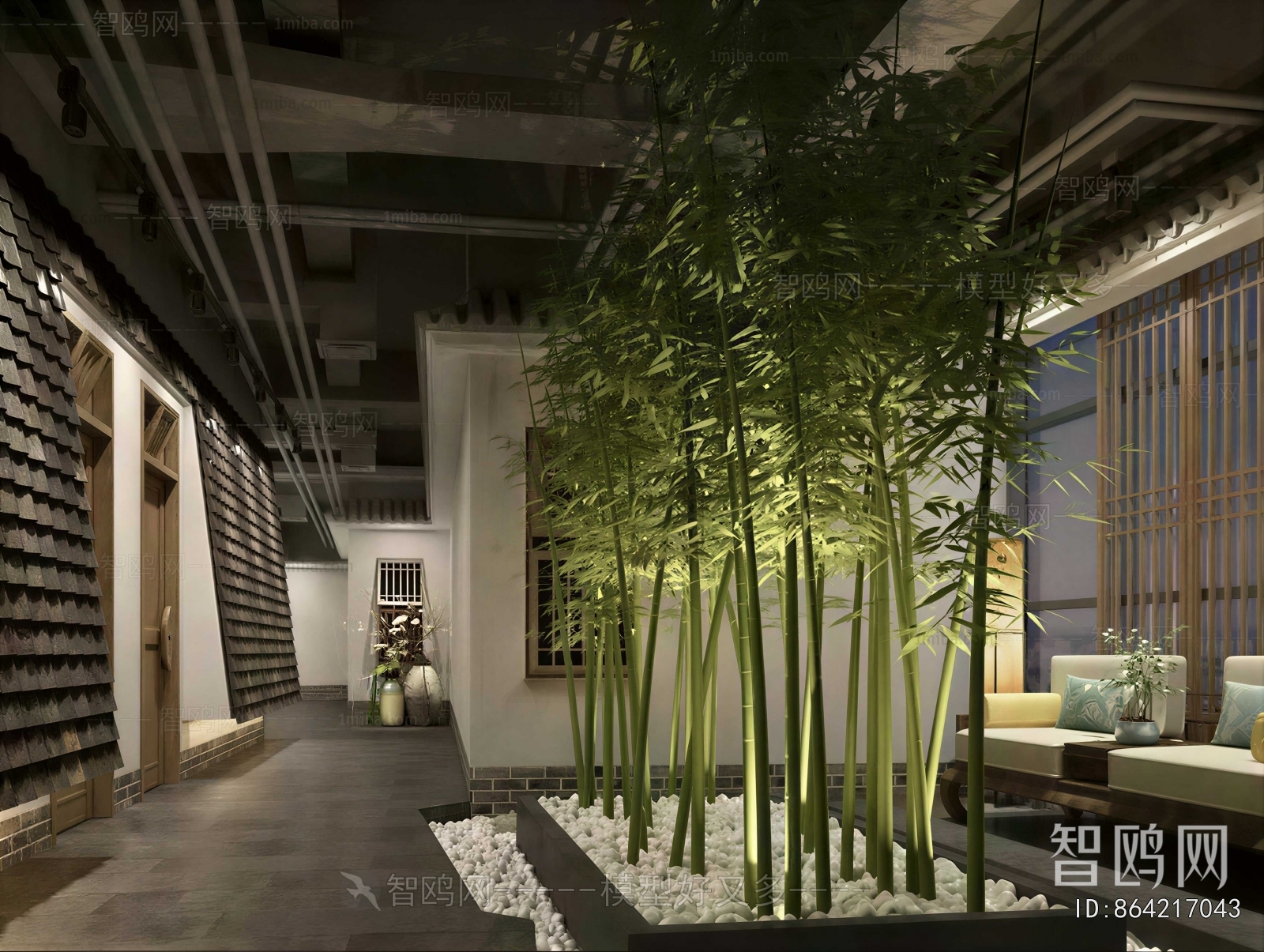 New Chinese Style Corridor