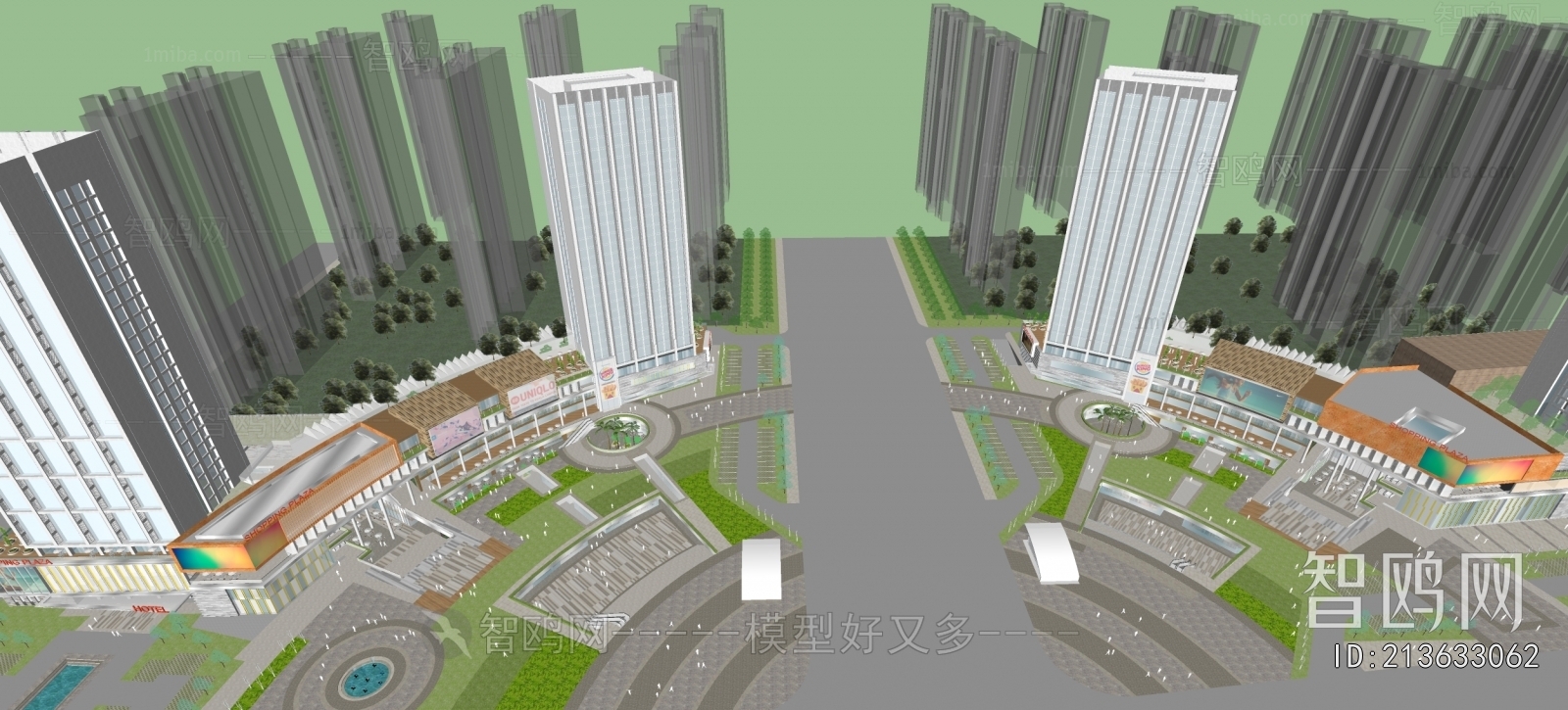 Modern Appearance Of Commercial Building