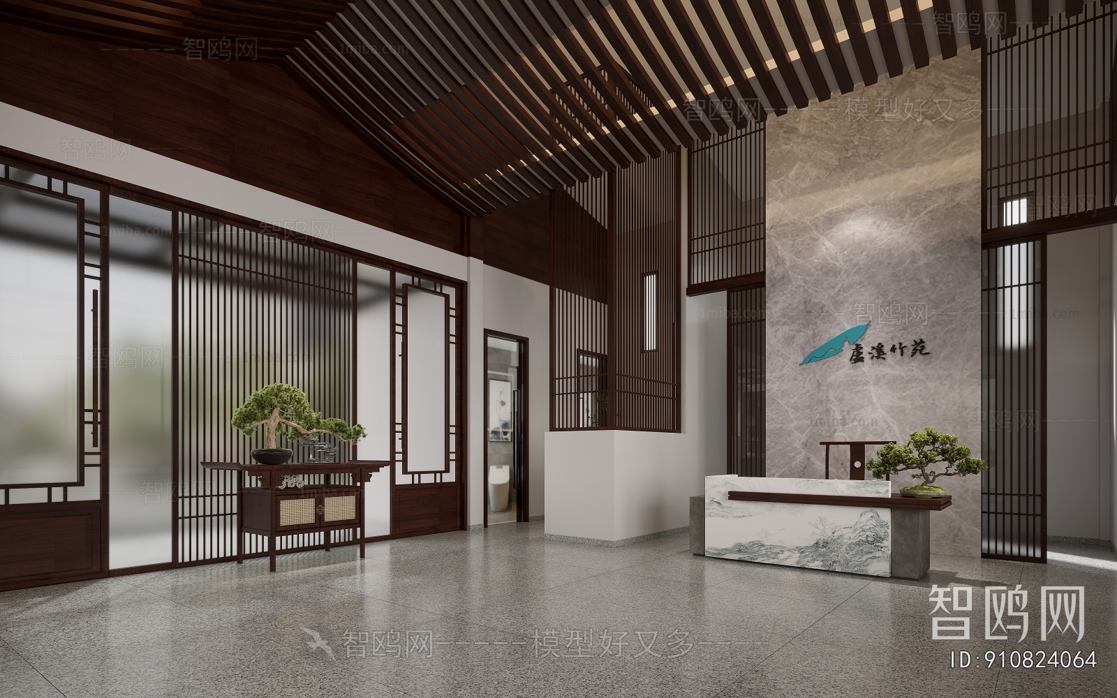 New Chinese Style Lobby Hall
