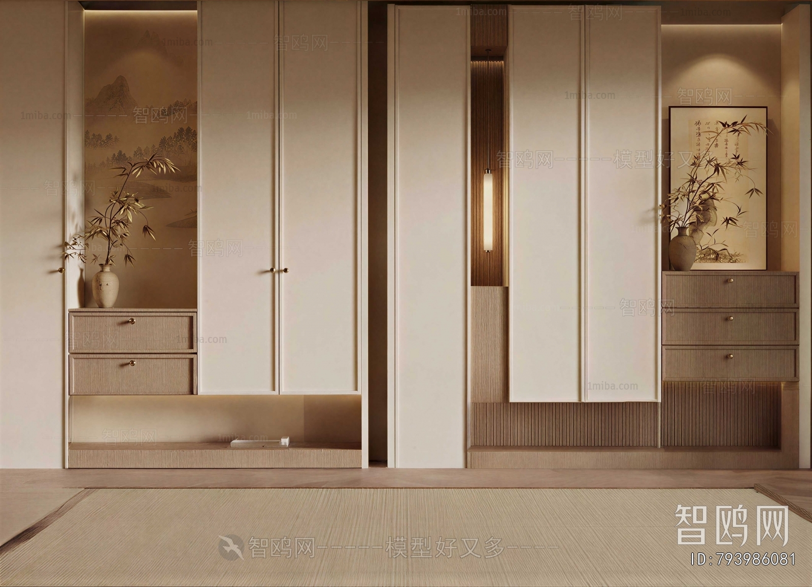 New Chinese Style The Wardrobe