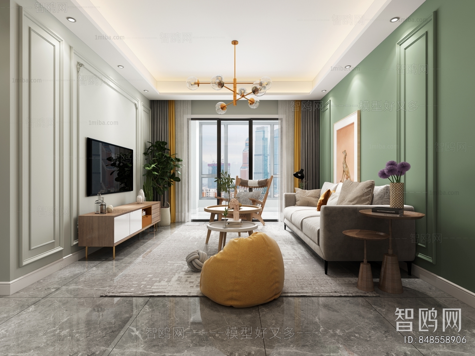 Nordic Style A Living Room