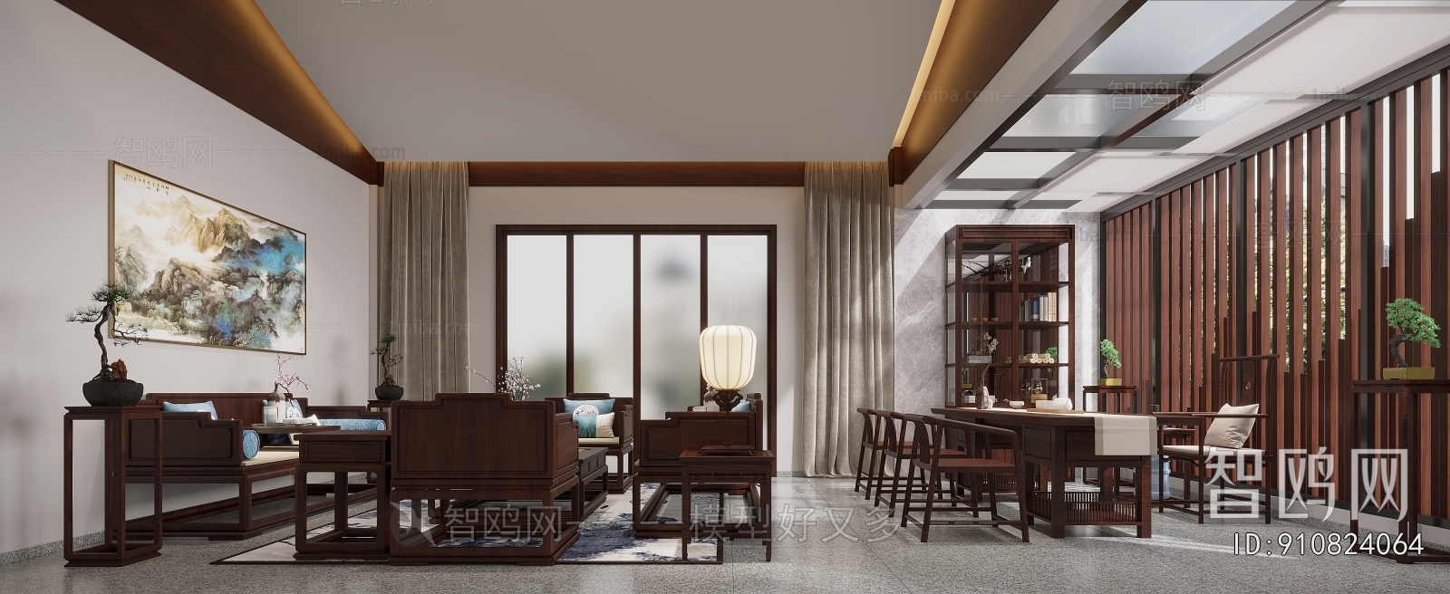 New Chinese Style Lobby Hall