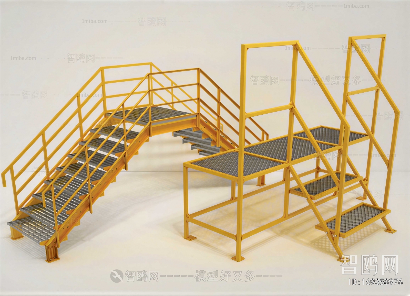 Industrial Style Staircase