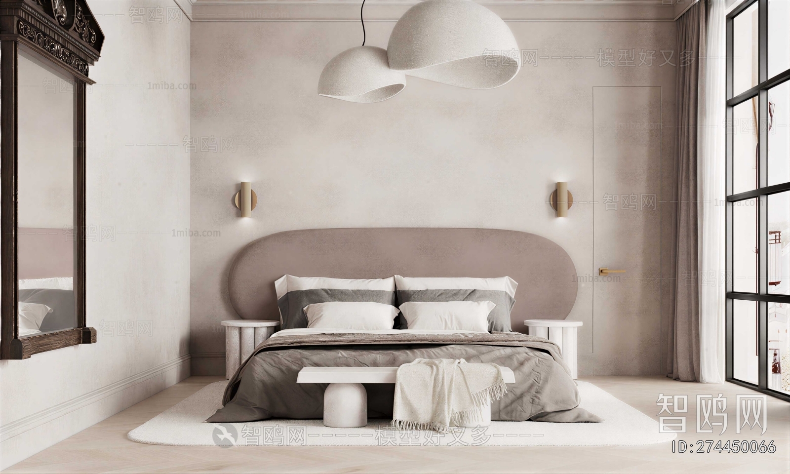 Wabi-sabi Style Bedroom