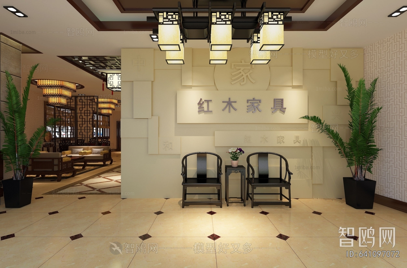 New Chinese Style Exhibition Hall