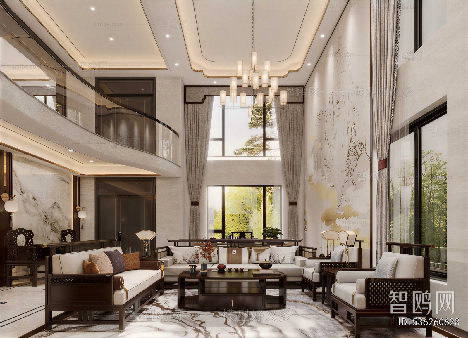 New Chinese Style Dining Room