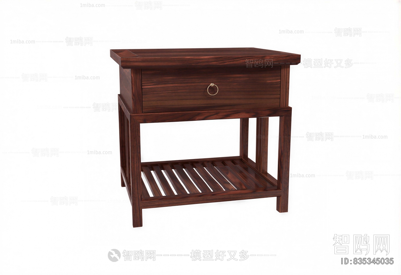 New Chinese Style Bedside Cupboard