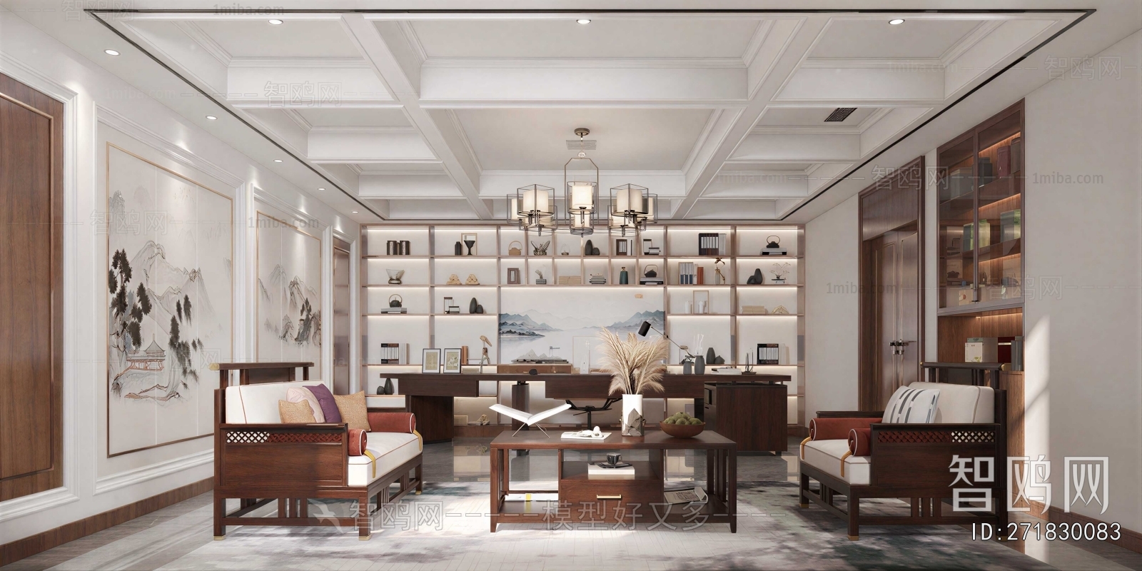 New Chinese Style Manager's Office