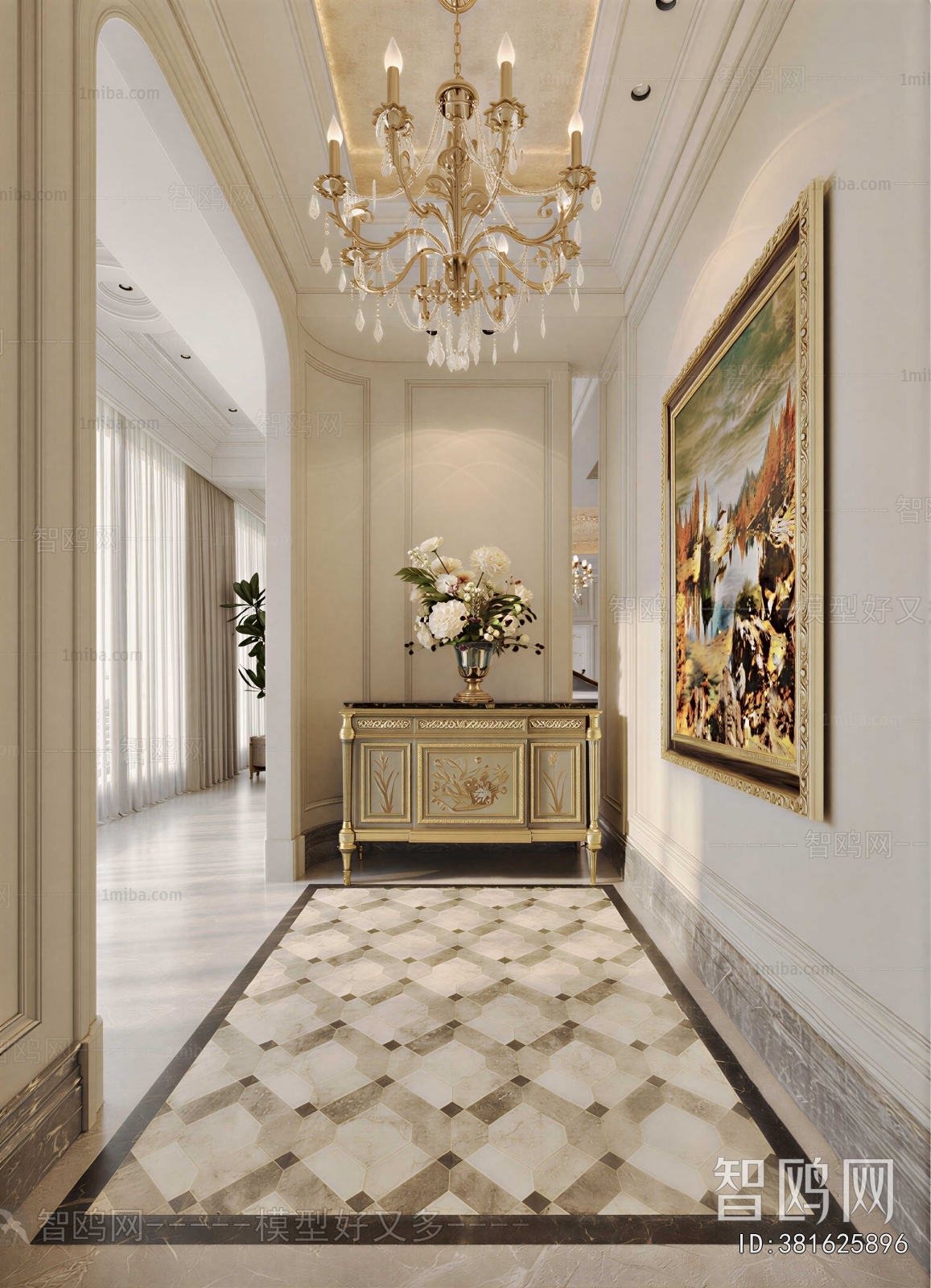 European Style Hallway