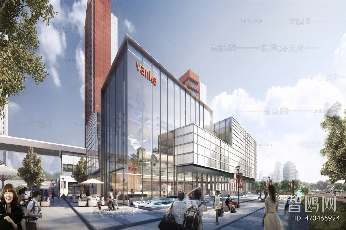 Modern Appearance Of Commercial Building